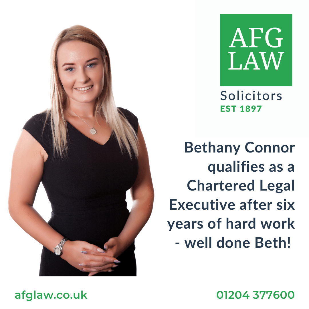 Bethany Gets Practicing Certificate - AFG Law