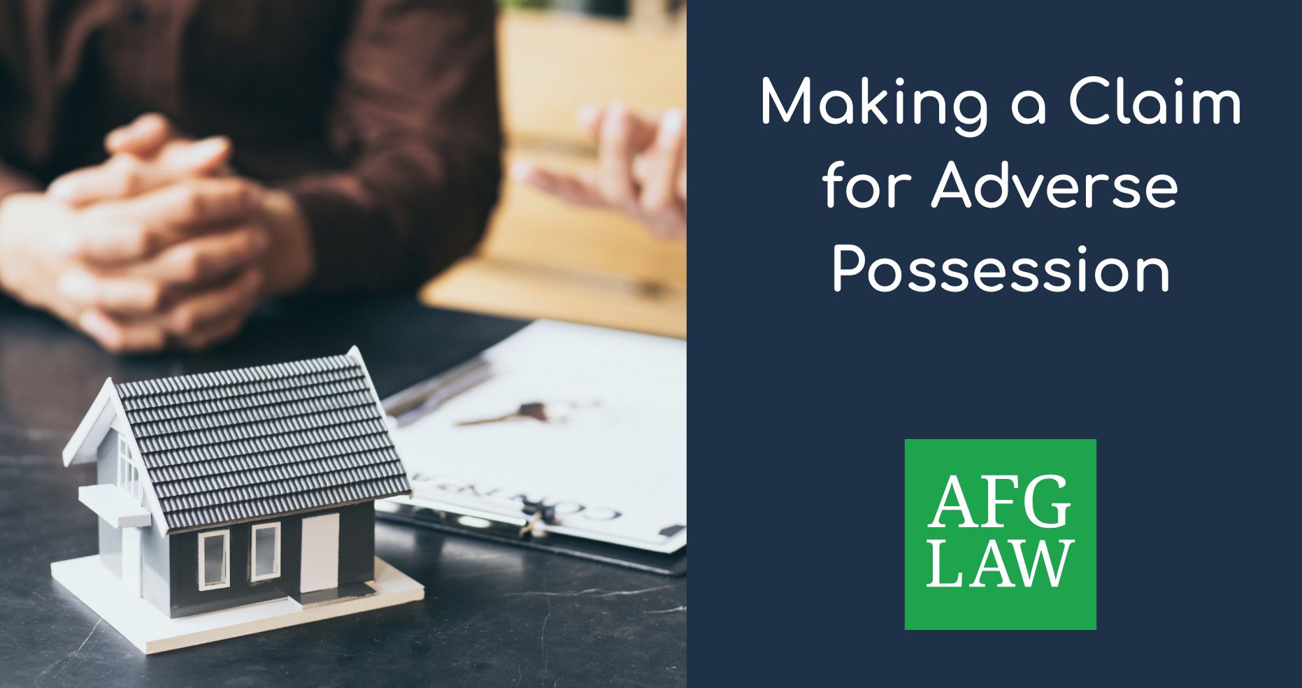 making a claim for adverse possession