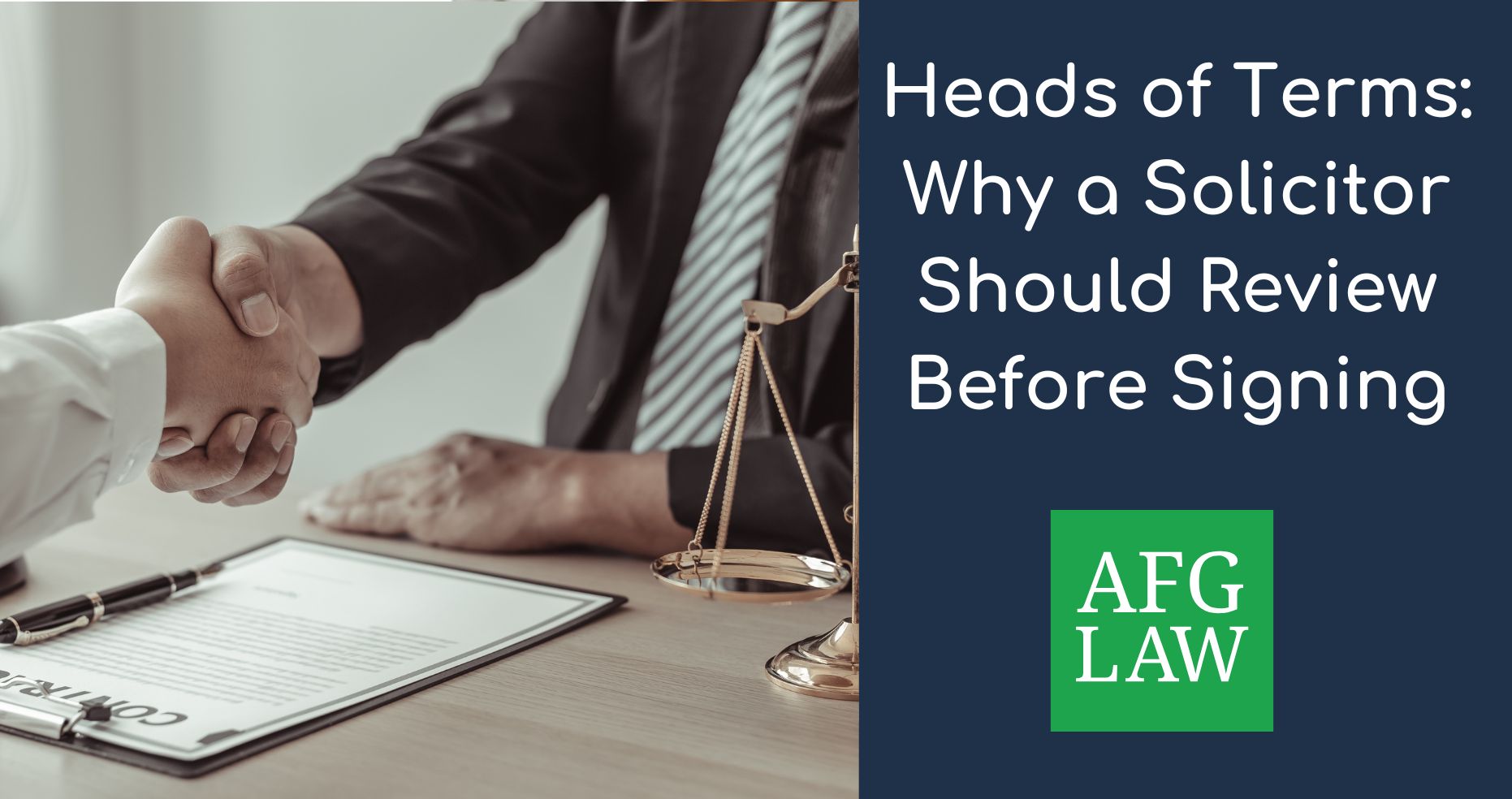 Heads of Terms: Why a Solicitor Should Review Before Signing