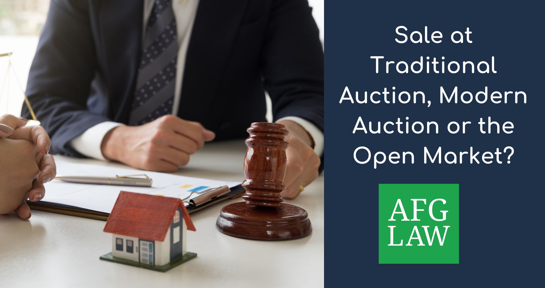 Sale at Traditional Auction, Modern Auction or the Open Market?