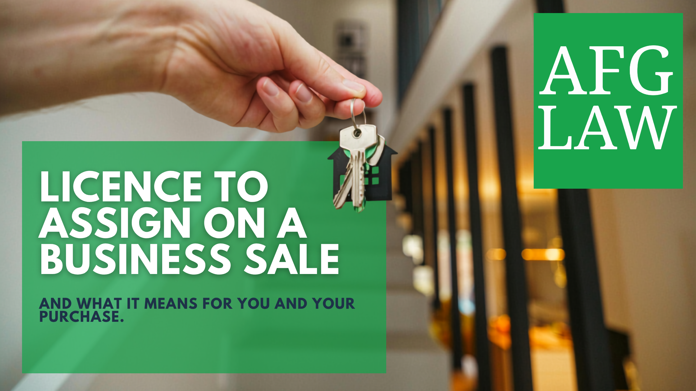 Licence to Assign on a Business Sale