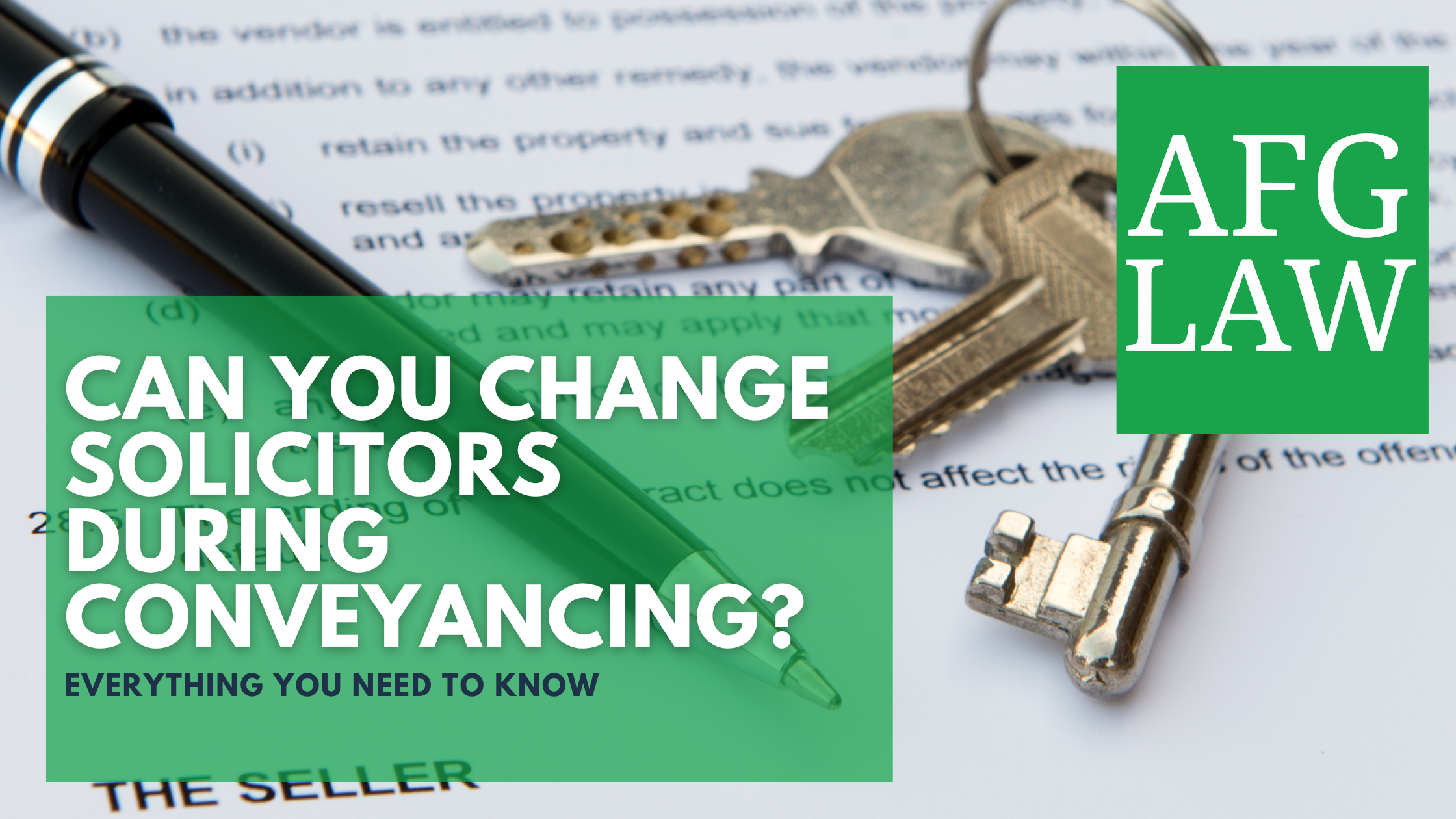 can you change solicitors during conveyancing