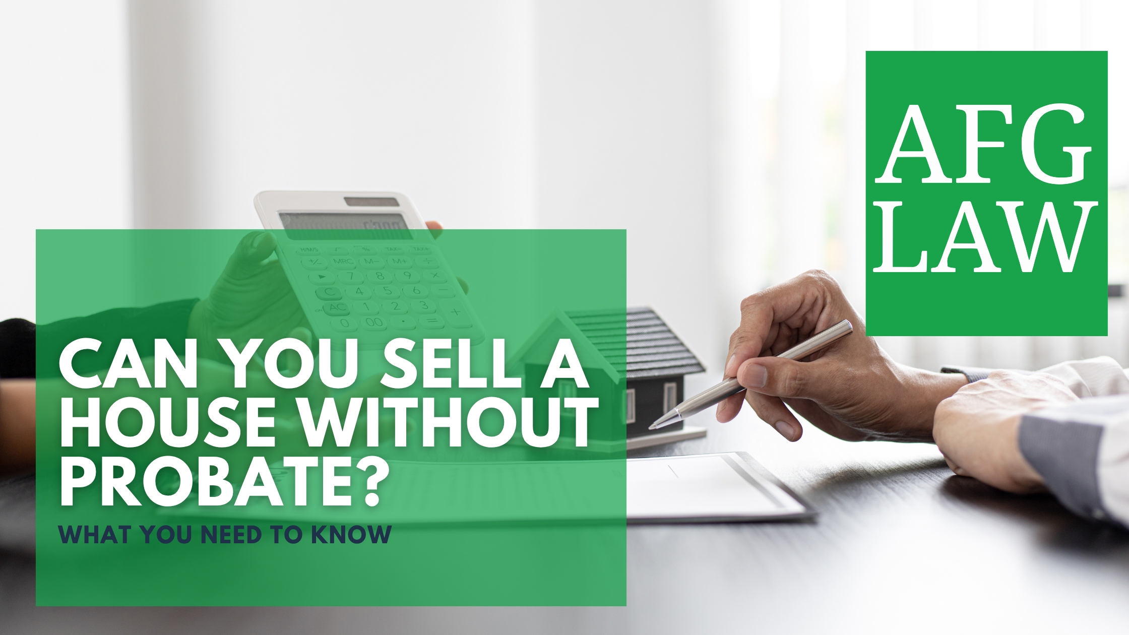 can you sell a house before probate